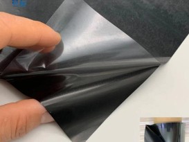 tpu黑膜贊晨TPU離型膜黑色薄膜復(fù)pet/OPP 貼合布料防水拉鏈 服裝等厚0.03mm
