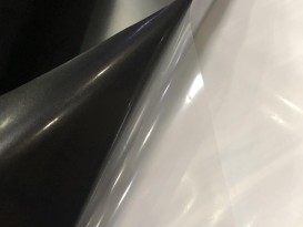 贊晨TPU離型膜黑色薄膜復(fù)pet/OPP-貼合布料防水拉鏈-服裝等厚0.03mm